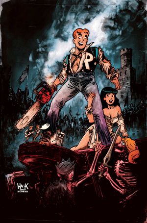Archie X Army Of Darkness #1 (Cvr H Robert Hack Metal Virgin