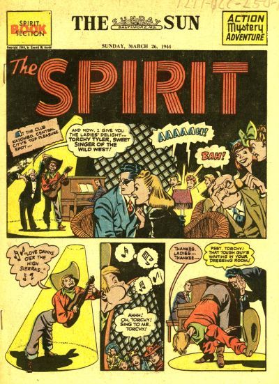 Spirit Section #3/26/1944 Comic