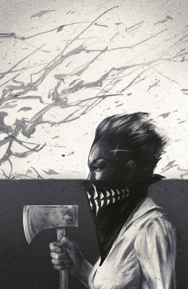 Fall of the House of Slaughter #4 (Cover J Sam Wolfe Connelly Black & White Virgin Variant) Comic