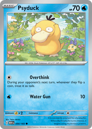 Psyduck (54/165) - 151