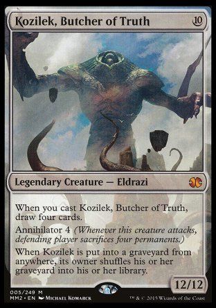 Kozilek, Butcher of Truth (Modern Masters 2015) Trading Card