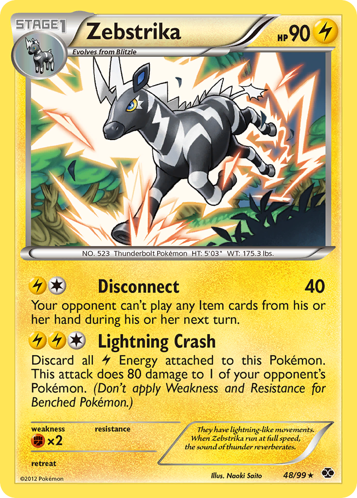 Zebstrika (48/99) - Next Destinies Pokémon Card