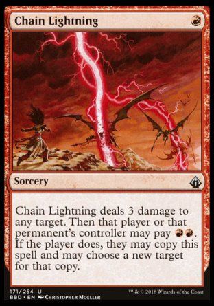 Chain Lightning (Battlebond) Trading Card