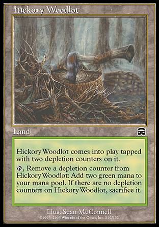 Hickory Woodlot (Mercadian Masques) Trading Card