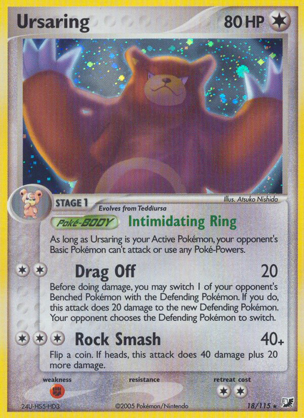 Ursaring (18/115) - Unseen Forces Pokémon Card