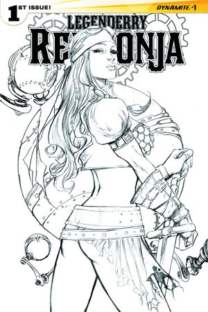 Legenderry Red Sonja #1 (50 Copy Benitez B&amp;w Cover)