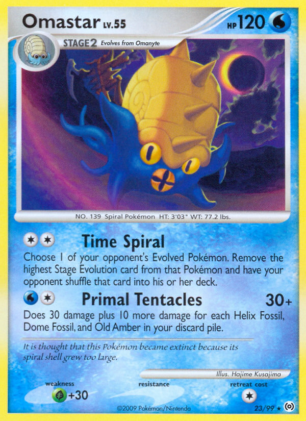 Omastar (23/99) - Arceus Pokémon Card