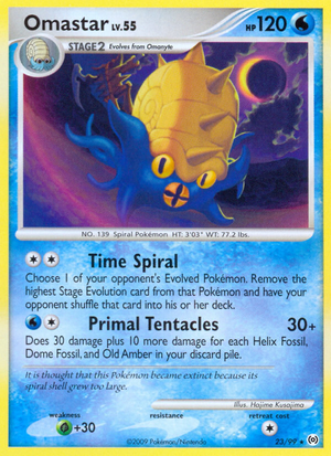 Omastar (23/99) - Arceus