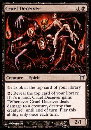 Cruel Deceiver (Champions of Kamigawa) Trading Card