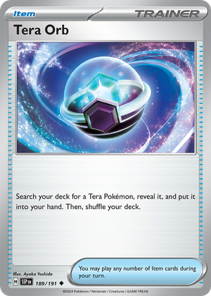 Tera Orb (Trainer: Item) (189/191) - Surging Sparks