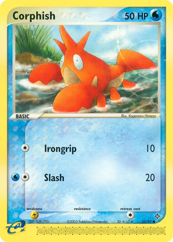 Corphish (53/97) - Dragon Pokémon Card