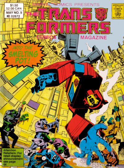 Transformers Comics Magazine, The #9 Comic