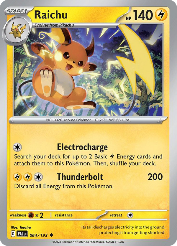 Raichu (64/193) - Paldea Evolved