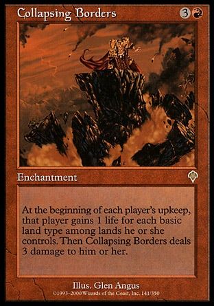 Collapsing Borders (Invasion) Trading Card