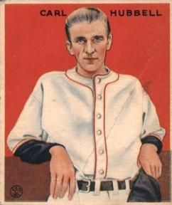 Carl Hubbell 1933 Goudey (R319) #234 Sports Card