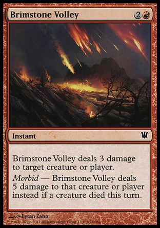 Brimstone Volley (Innistrad) Trading Card