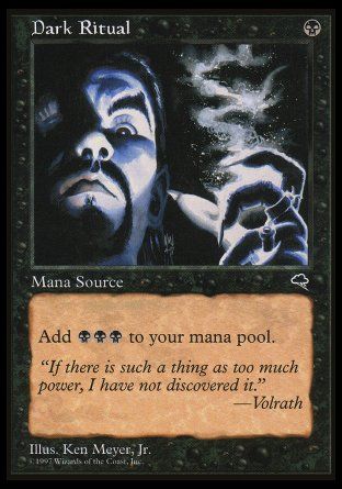 Dark Ritual (Tempest) Trading Card