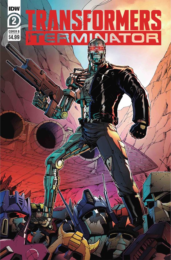 Transformers vs. The Terminator #2 (Cover B Coller)