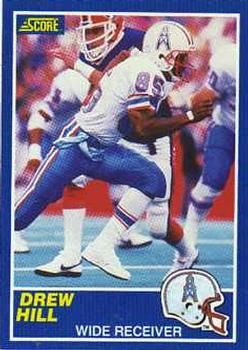 Drew Hill 1989 Score #95 Sports Card