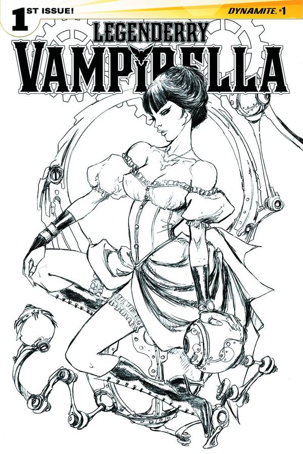 Legenderry Vampirella #1 (50 Copy Benitez B&amp;w Cover)