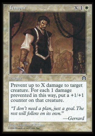 Temper (Stronghold) Trading Card