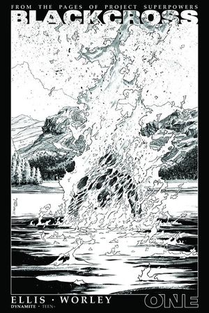 Project Superpowers: Blackcross #1 (25 Copy Shalvey B&amp;w Cover)