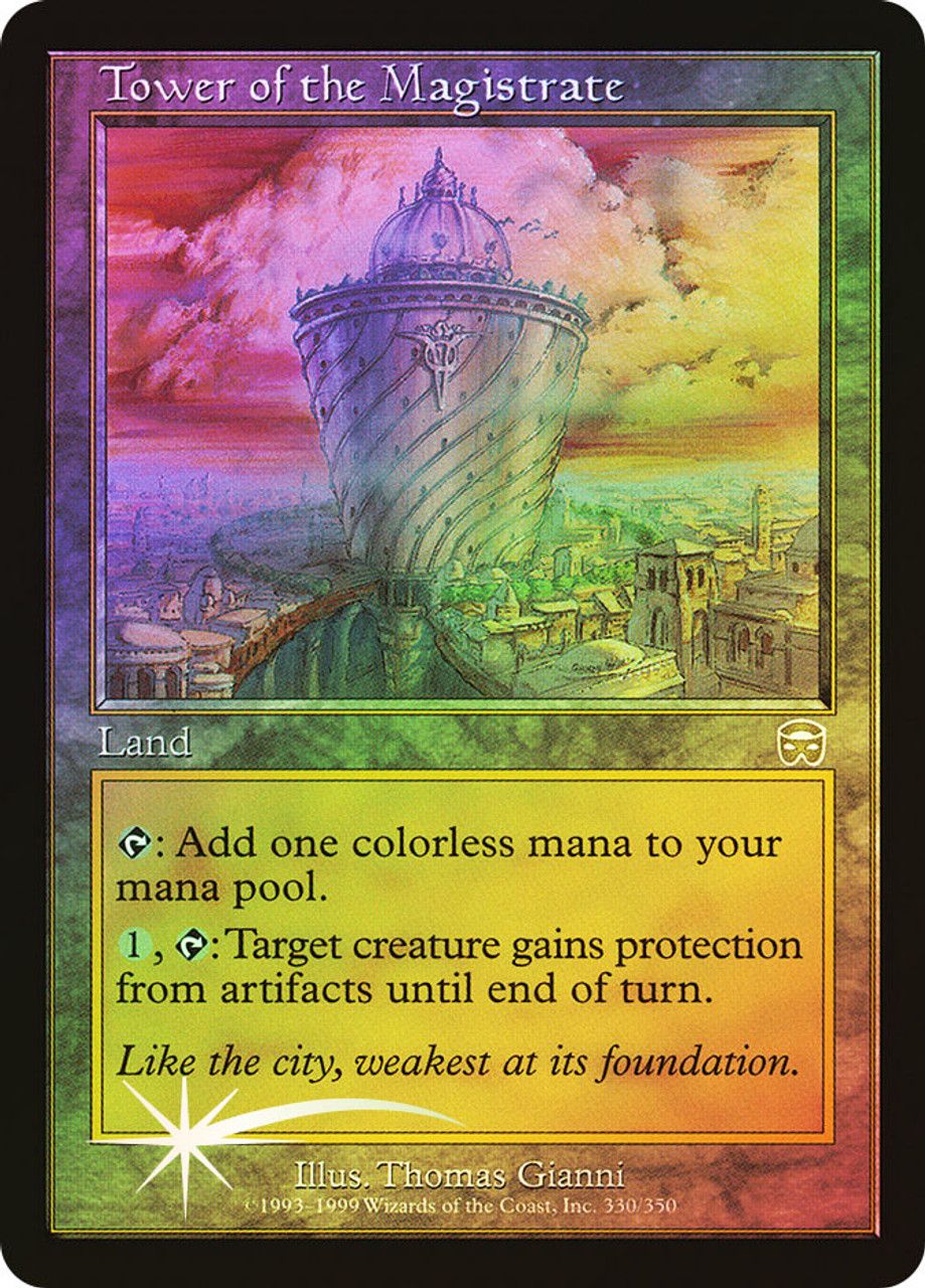 Tower of the Magistrate (Mercadian Masques - Foil) Trading Card