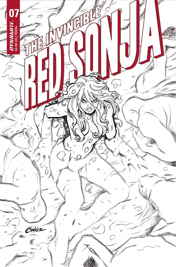 Invincible Red Sonja #7 (Cover G 15 Copy Cover Conner B&)