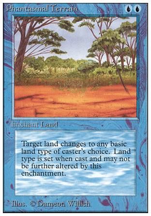 Phantasmal Terrain (Unlimited) Trading Card