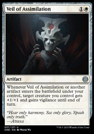 Veil of Assimilation (Phyrexia: All Will Be One) Trading Card