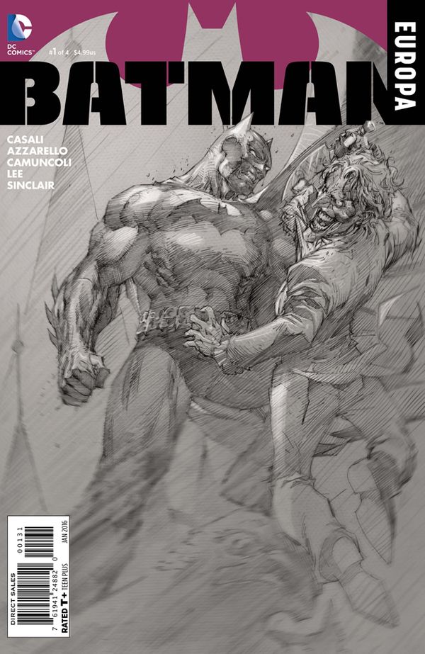 Batman: Europa #1 (Black &amp; White Variant Cover)