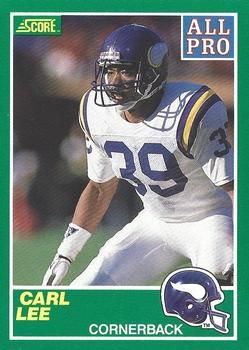 Carl Lee 1989 Score #289 Sports Card