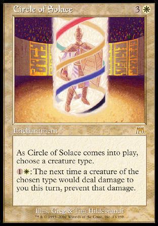 Circle of Solace (Onslaught) Trading Card