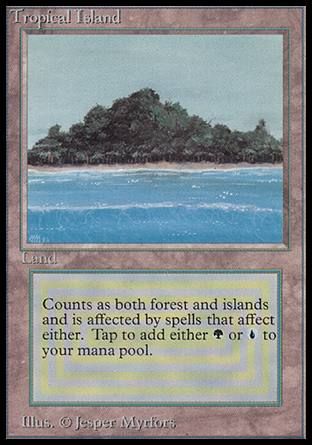 Tropical Island (Beta) Trading Card