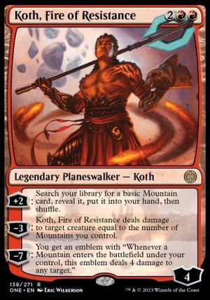 Koth, Fire of Resistance (Phyrexia: All Will Be One)