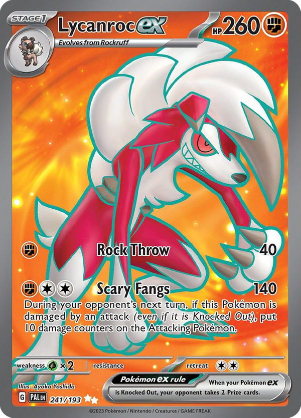 Lycanroc ex (241/193) - Paldea Evolved