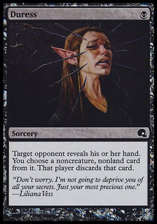 Duress (Premium Deck Series: Graveborn) Trading Card