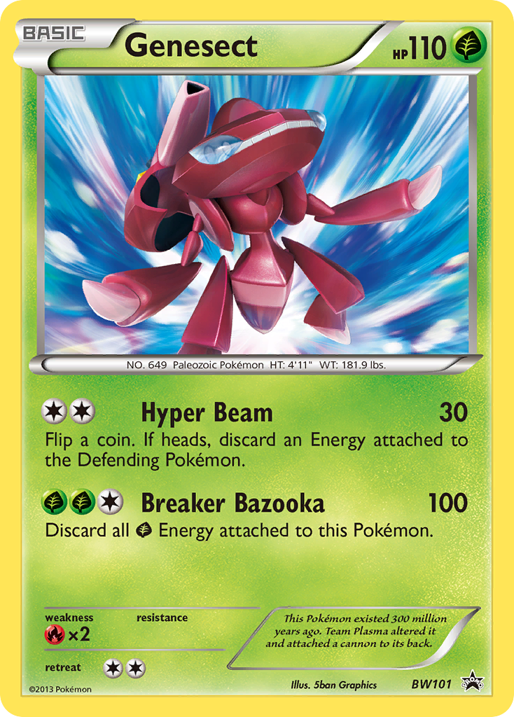 Genesect (BW101) - BW Black Star Promos Pokémon Card