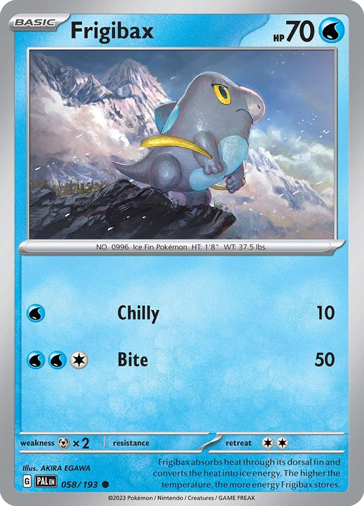 Frigibax (58/193) - Paldea Evolved Pokémon Card