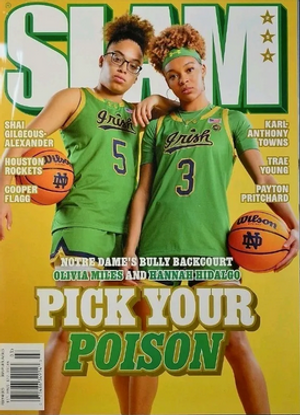 Slam #254 (Hannah Hidalgo & Olivia Miles Notre Dame cover)