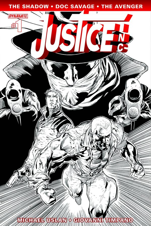 Justice Inc #1 (15 Copy Syaf B&amp;w Incv)
