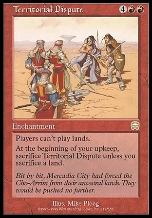 Territorial Dispute (Mercadian Masques) Trading Card