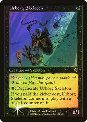 Urborg Skeleton (Invasion - Foil)