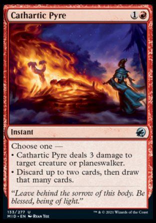 Cathartic Pyre (Innistrad: Midnight Hunt) Trading Card