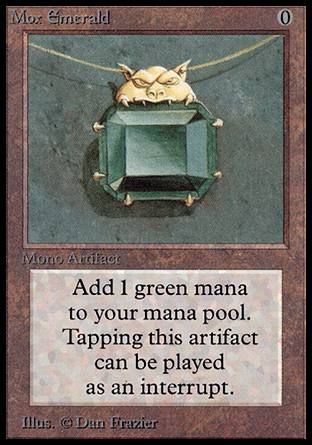 Mox Emerald (Alpha) Trading Card