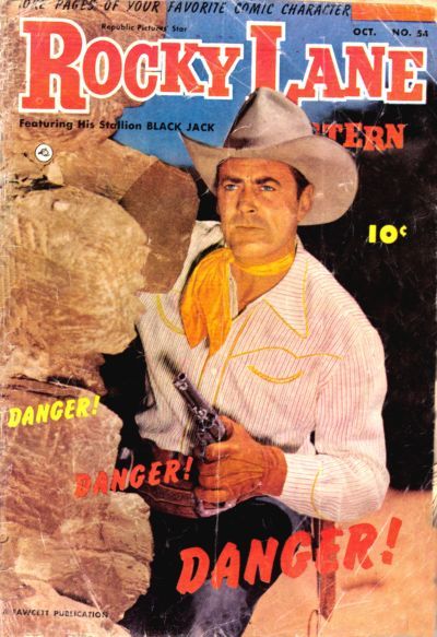 Rocky Lane Western #54 Comic
