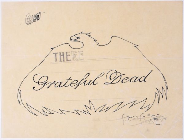 Grateful Dead "Go to Heaven" Eagle Sketch 1980
