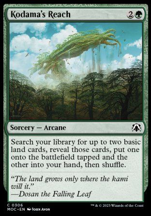 Kodama's Reach (March of the Machine Commander Decks) Trading Card