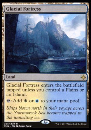 Glacial Fortress (Ixalan) Trading Card