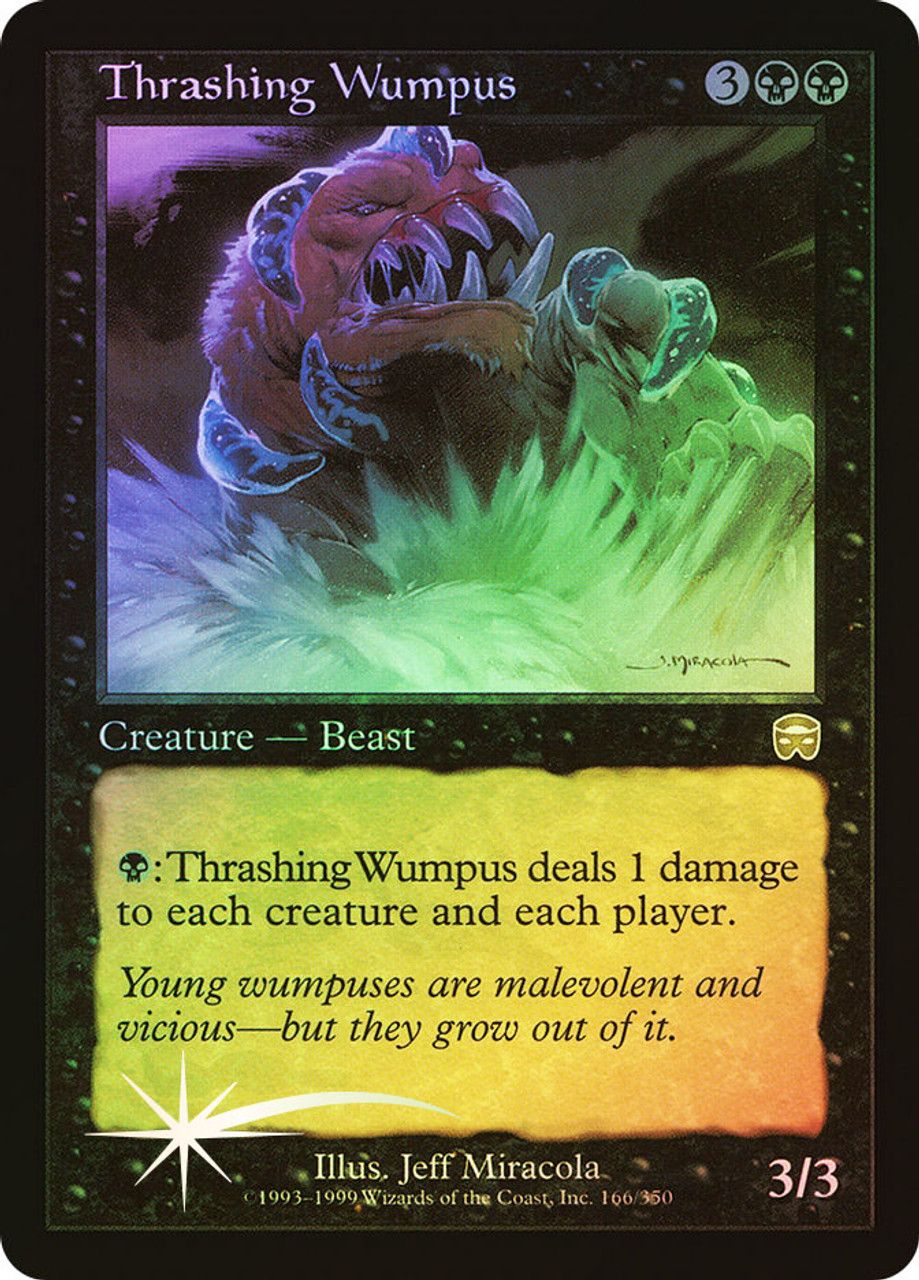 Thrashing Wumpus (Mercadian Masques - Foil) Trading Card